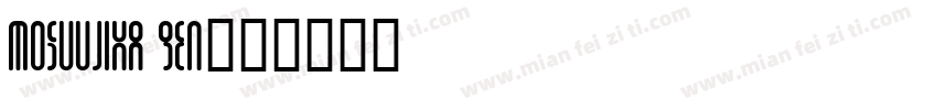 MOSuujiHA GEn字体转换